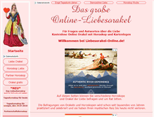 Tablet Screenshot of liebesorakel-online.de